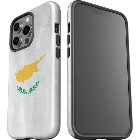 Cyprus Flag Distressed iPhone 13 Pro Impact Case